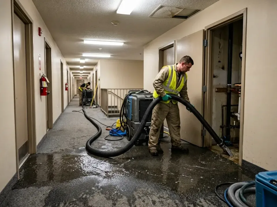multi-unit-apartment-hallway-f-005 — frequently asked questions, Emergency Burst Pipe Water Extraction & Removal in East Fla…